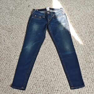 True Religion Dark Blue Skinny Jeans